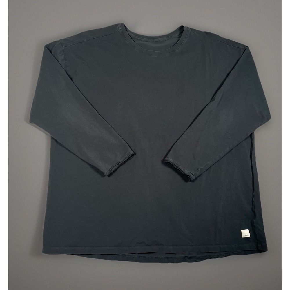 Vuori Long Sleeve Tee in Black